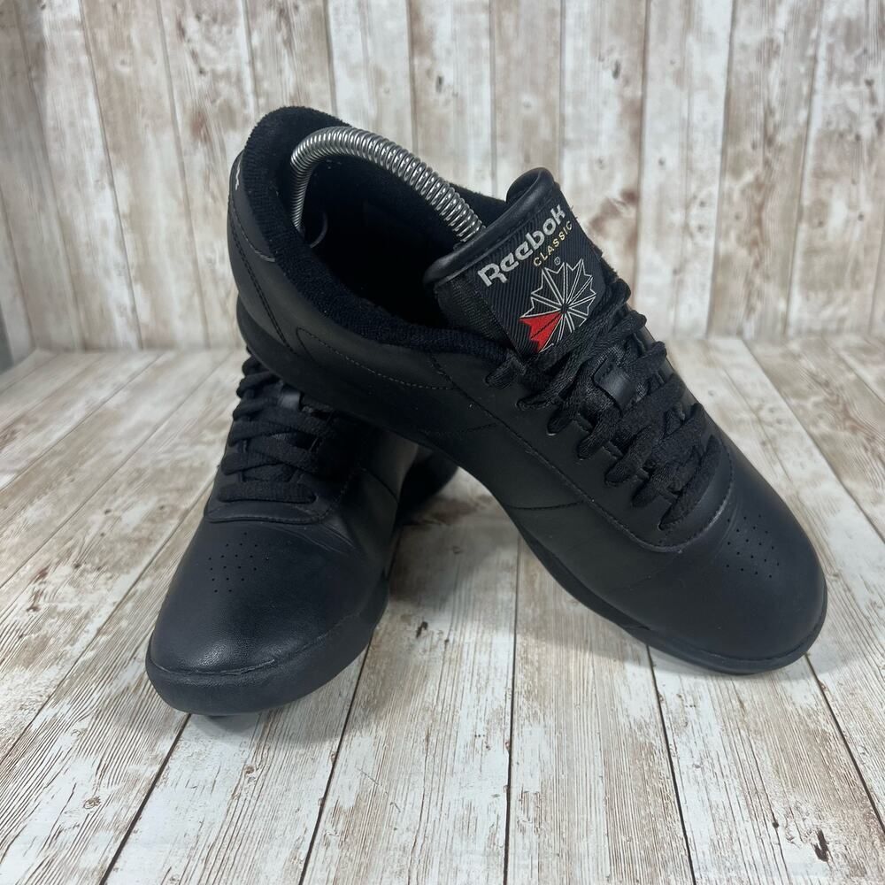 Reebok Classic black‎ womens 8.5 - Picture 6 of 8